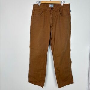 Tyndale FR Duck Canvas Work Pants Mens 36x32 Brown Arc Rated Flame Resistant USA